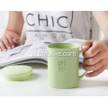 Bộ đồ ăn bằng nhựa sợi tre Mugs có nắp